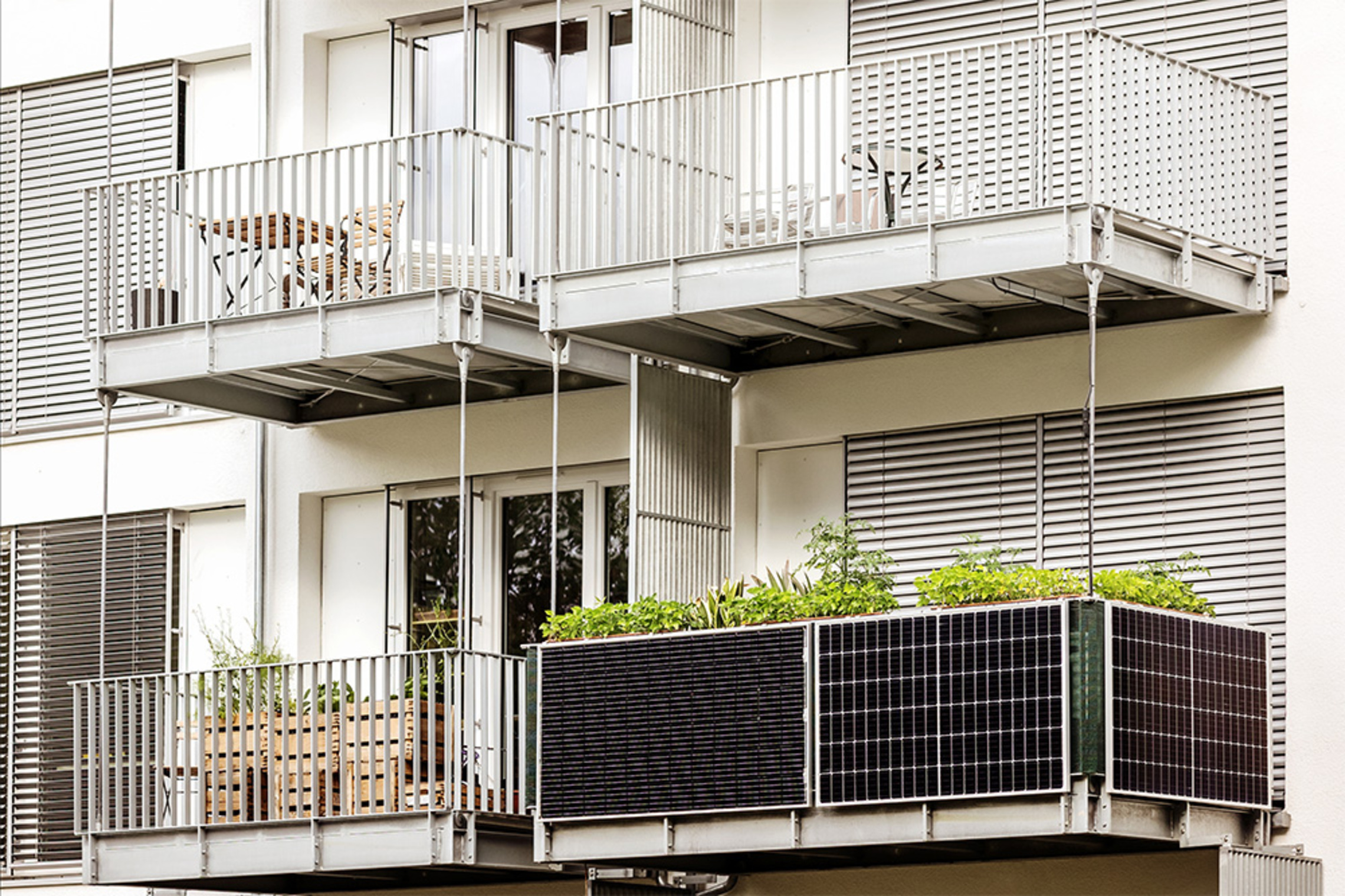 Balkon&shy;kraftwerk bei Elektro-Service-Ganz in Hammelbach